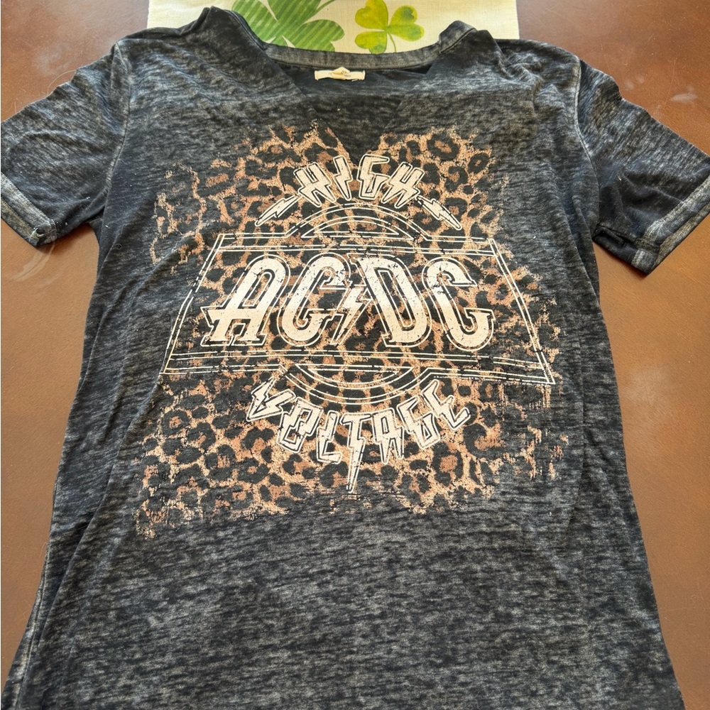 Maurices Kids AC/DC Graphic T-Shirt - Black and Gray